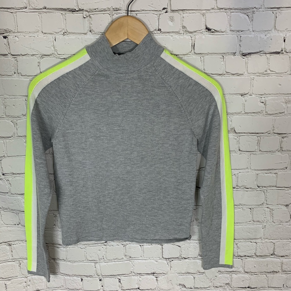 Divided Brand  grey long sleeved cropped sweater